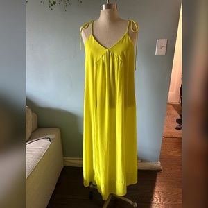 Women's Bar III Yellow Maxi dress (sample style)